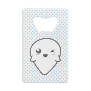 Kawaii Winking Ghost Bottle Opener Wallet Bottle Opener