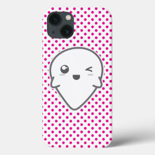 Kawaii Winking Ghost iPad Case