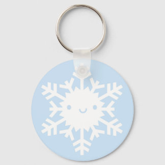 Kawaii Winter Snowflake Keychain