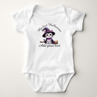 Kawaii Witch Kitten – Body bébé Halloween