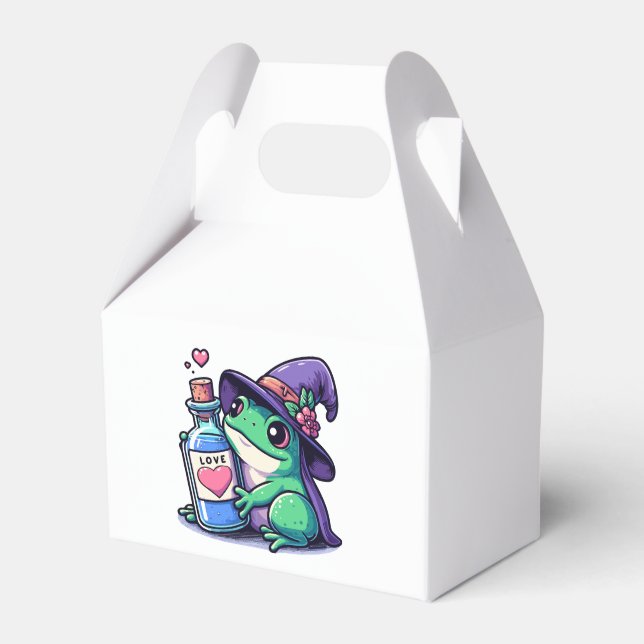 Kawaii witchy love potion favor box (Front Side)