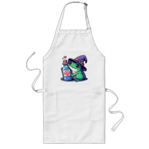 Kawaii witchy love potion long apron