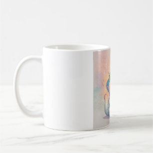 Kawaii Wizard Cat with Magic Potion   Whimsical Wa Coffee Mug