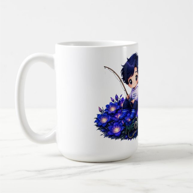Kawaii Zodiac Neos Acquarius Coffee Mug (Left)
