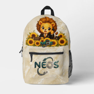 Kawaii Zodiac Neos Leo Printed Backpack