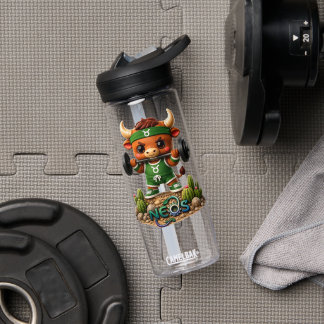 Kawaii Zodiac Neos Taurus Water Bottle