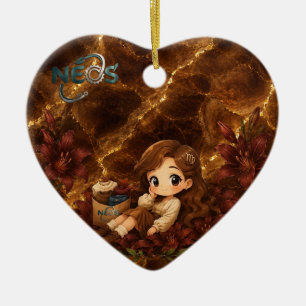 Kawaii Zodiac Neos Virgo Ceramic Ornament