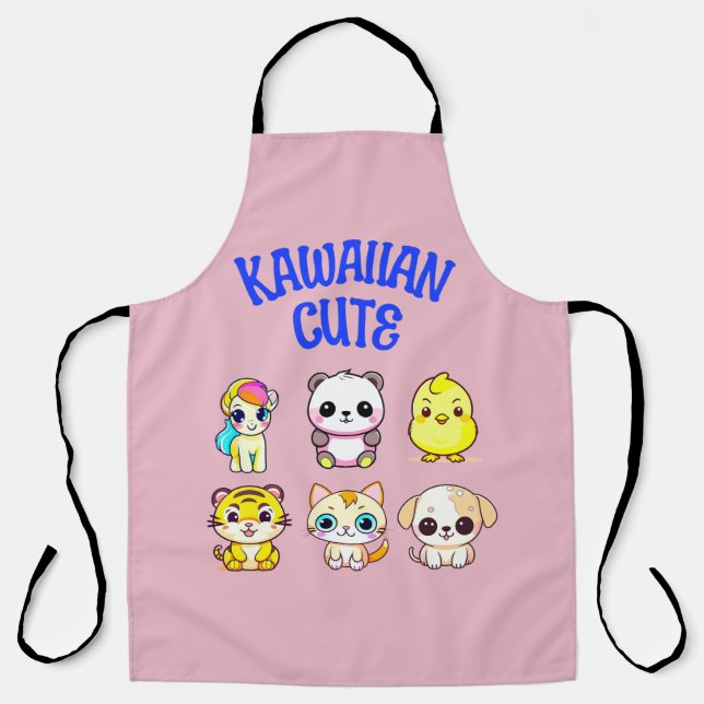 Kawaiian Cute Style Apron (Front)