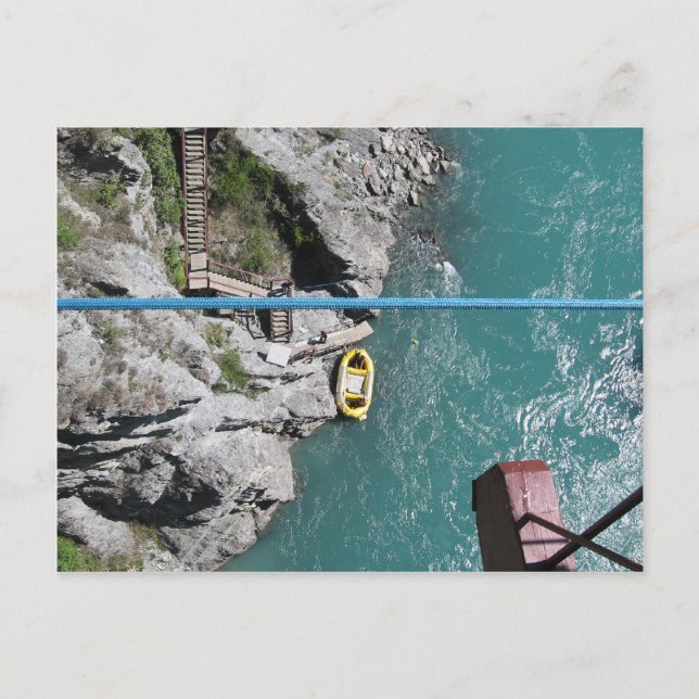 Kawarau Bridge Bungy POV, Queenstown, New Zealand Postcard (Front)