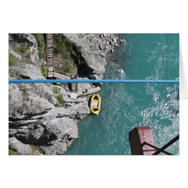 Kawarau Bridge Bungy POV, Queenstown, Nouvelle-Zél (Devant horizontal)