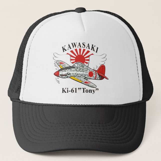 kawasaki ki-61 "tony" trucker hat (Front)