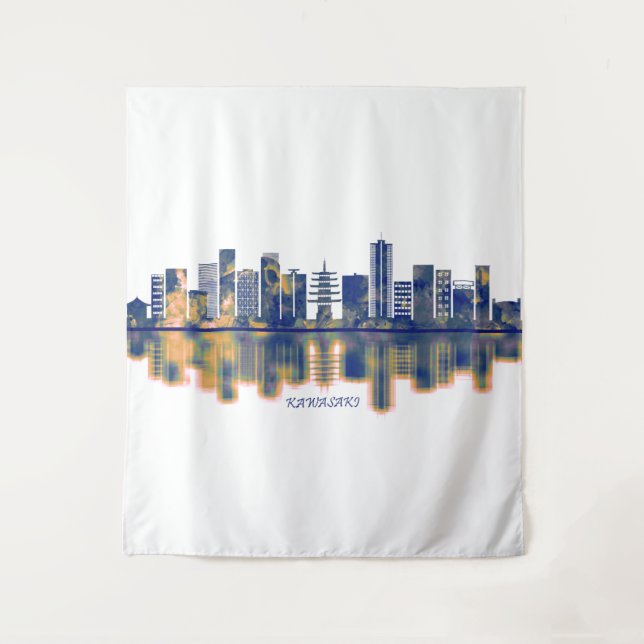 Kawasaki Skyline Tapestry (Front)