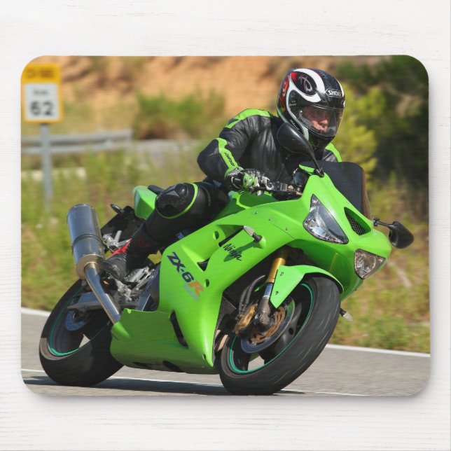KAWASAKI ZX6R MOUSE PAD (Front)