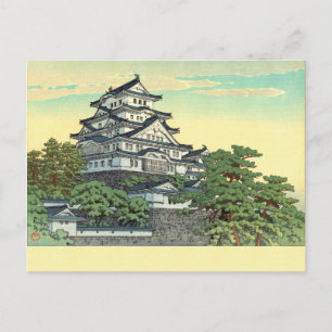 Kawase Hasui Pacific Transport Lines Himeji Castle Postcard