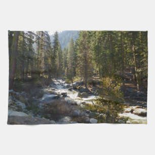 Kaweah River in Sequoia National Park Kitchen Towel
