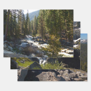 Kaweah River in Sequoia National Park Wrapping Paper Sheet