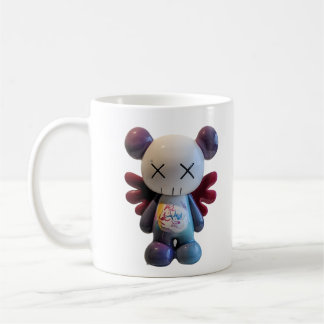 kaws angel wings coffee mug