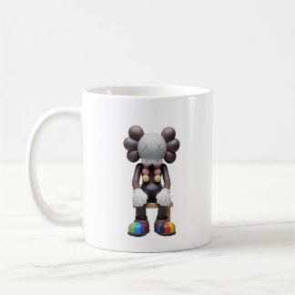 kaws at rest coffee mug