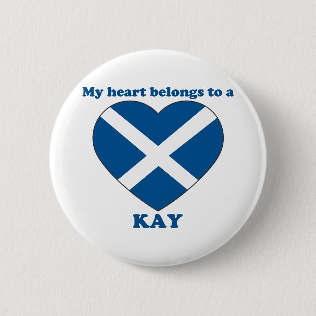 Kay 2 Inch Round Button (Front)
