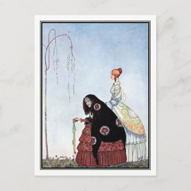 Kay Nielsen - In Powder and Crinoline Postcard (Front)