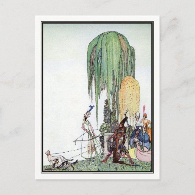 Kay Nielsen - In Powder and Crinoline Postcard (Front)