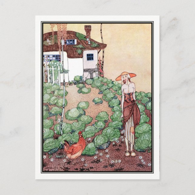 Kay Nielsen - In Powder and Crinoline Postcard (Front)