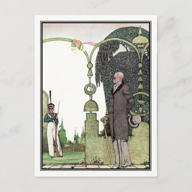 Kay Nielsen - In Powder and Crinoline Postcard (Front)