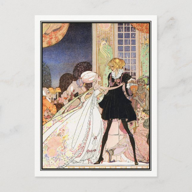 Kay Nielsen - In Powder and Crinoline Postcard (Front)