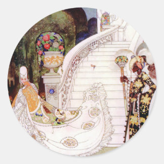 Kay Nielsen's Cinderella Fairy Tale Classic Round Sticker