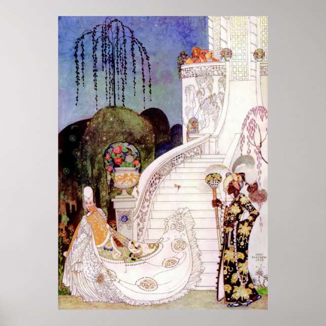 Kay Nielsen's Cinderella Leaving the Ball Poster (Front)