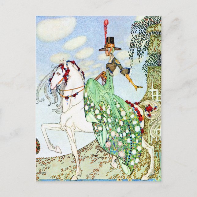 Kay Nielsen's Princess Minotte Fairy Tale Postcard (Front)