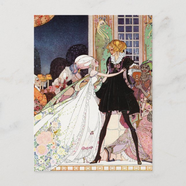 Kay Nielsen's Twelve Dancing Princesses Postcard (Front)