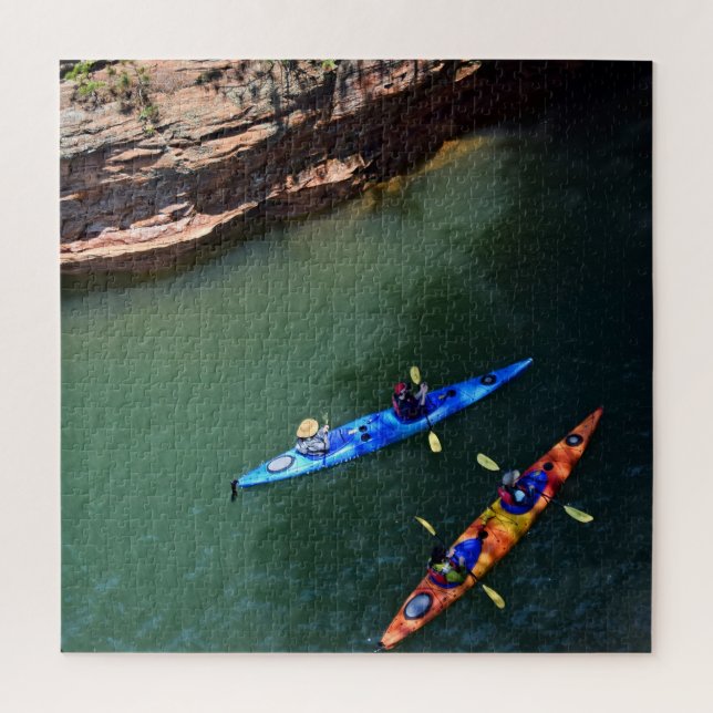 Kayak Adventure - 20x20 - 676 pcs Jigsaw Puzzle (Vertical)