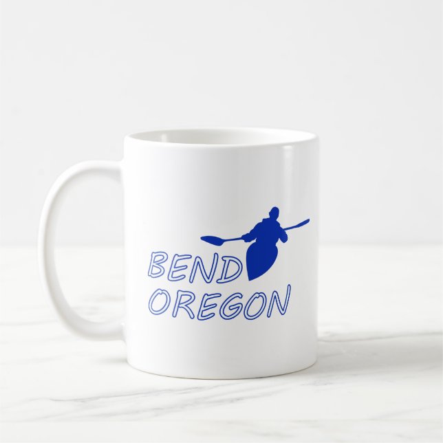 Kayak Bend Oregon Coffee Mug (Left)
