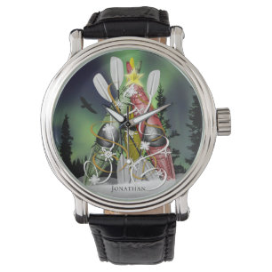Kayak Christmas Tree Aurora Borealis kayaking Watch
