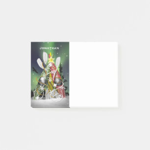 Kayak Christmas Tree Aurora Borealis Post-it Notes
