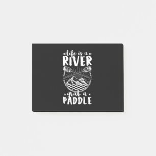 Kayak Driver Life Is A River Post-it Notes