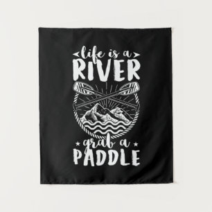 Kayak Driver Life Is A River Tapestry