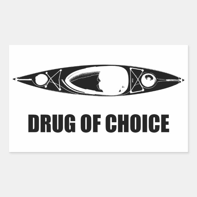 Kayak, Drug Of Choice Sticker (Front)