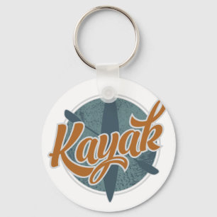 Kayak Emblem Keychain