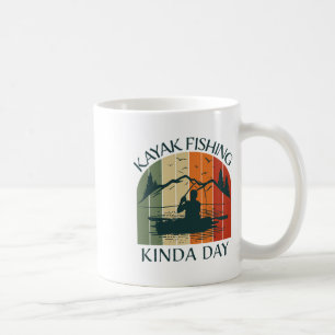 Kayak Fishing Kayaking Boating Summer Clothing Gra Coffee Mug