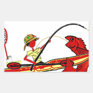 Kayak Fishing Sticker