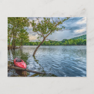 Kayak Flottant Sur Table Rock Lake Carte Postale