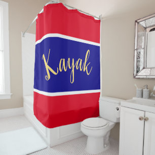 KAYAK Fun Patriotic Bright Red White Blue Stripes