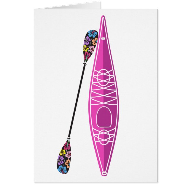 Kayak Girl Card (Front)