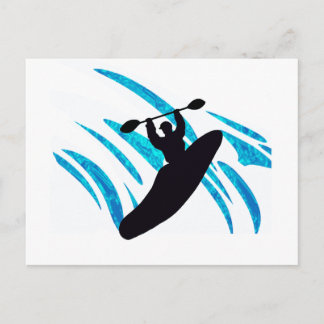 Kayak Kayaker Kayaking Postcard