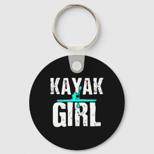 Kayak Kayaking Boating Gift Water Rowing Keychain