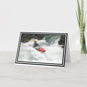 Kayak Lined Card
