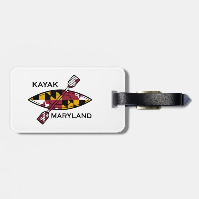 Kayak Maryland Luggage Tag (Back Horizontal)