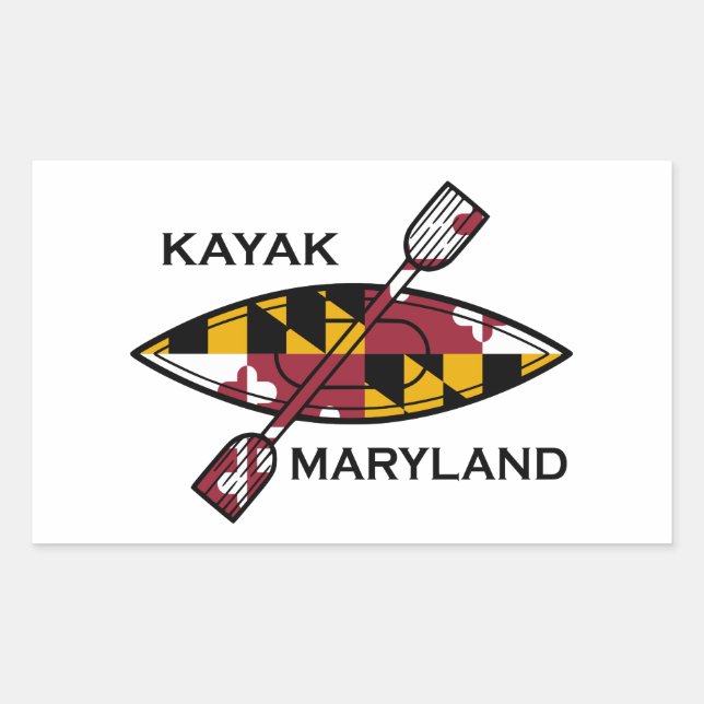 Kayak Maryland Sticker (Front)